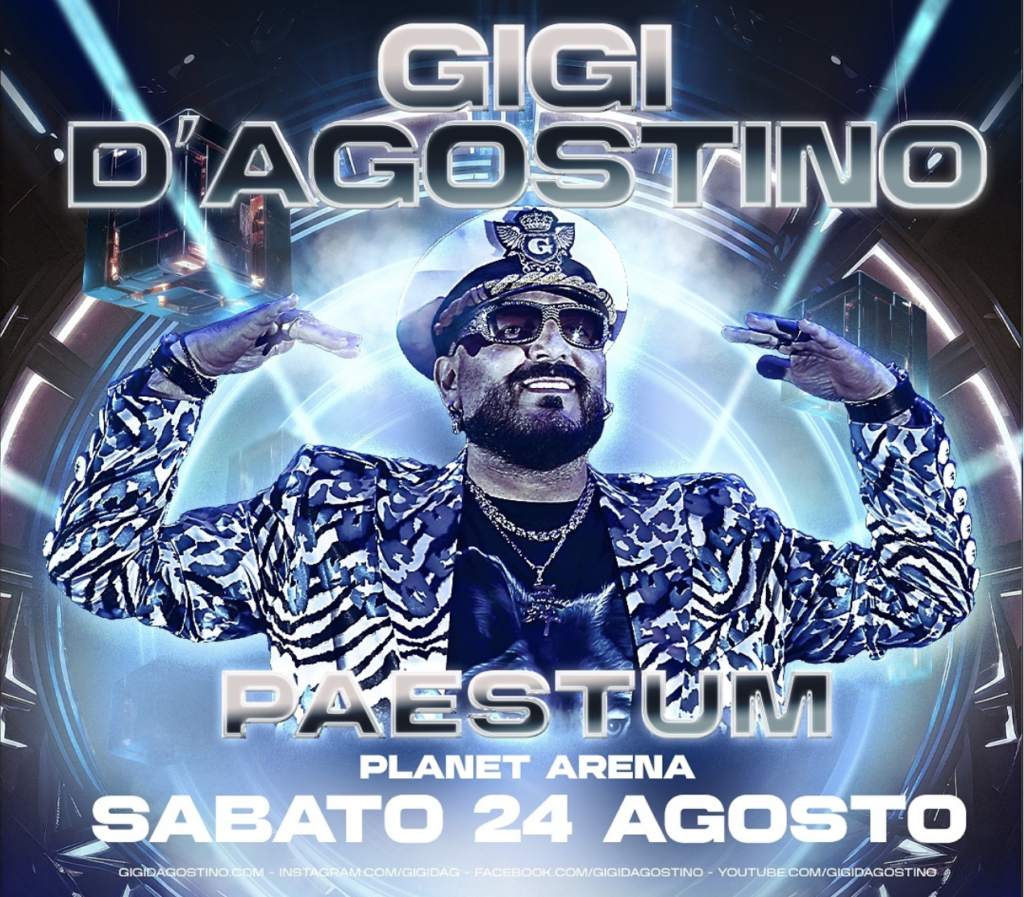 Live del dj Gigi D’Agostino, sabato 24 agosto a Paestum – Campania Day News